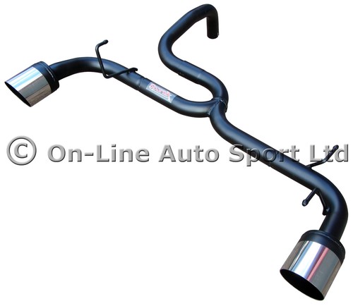 Fiat 500 abarth exhaust rear - exhaust,