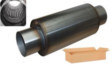 EXHAUST MUFFLER SILENCER FREE FLOWING STAINLESS STEEL RESONATOR 4 INCH (101 MM)