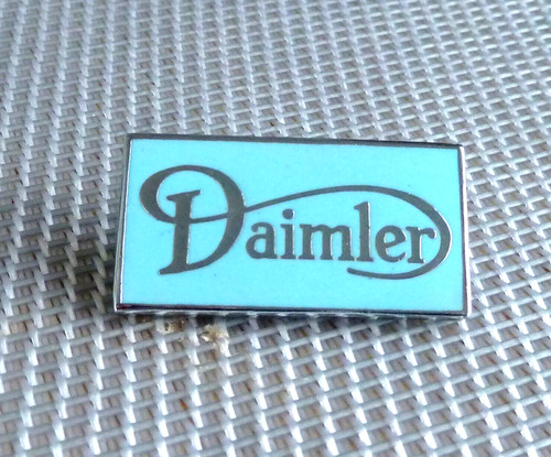 Vintage daimler enamel lapel - vintage,