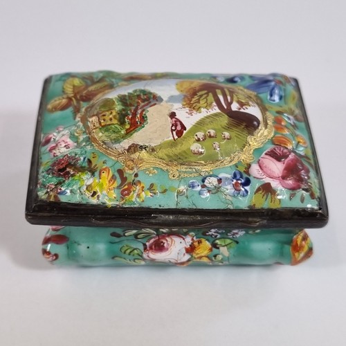 Antique 18thc bilston enamel - antique,