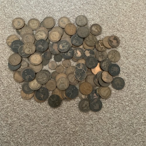 British old copper coins - british,
