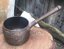 Vintage 1920/30's Holcroft Aga Esse cast iron saucepan sauce milk pan No3 2 pint