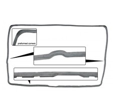 Tailgate seal VW Bus T2 T2a