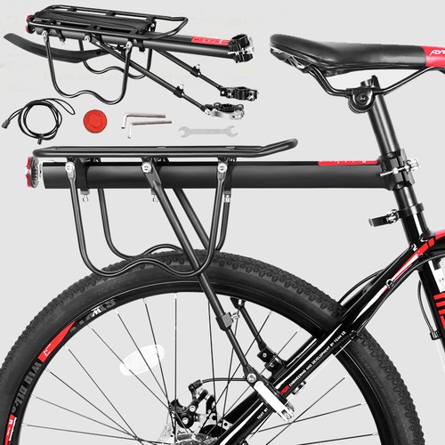 50kg max steel rear bicycle - steel,