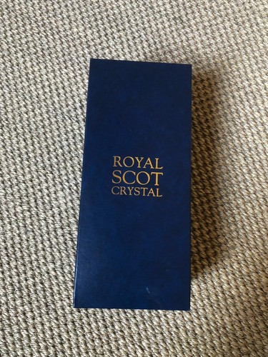 Roy scot crystal decanter - scot,