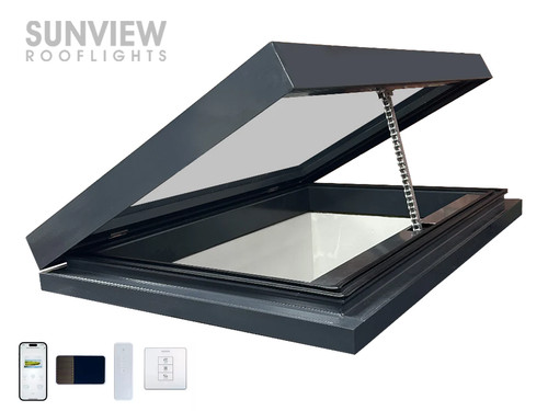 Electric opening roof window - roof,