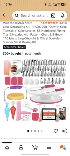 Rfaqk 200pc cake - rfaqk, decorating
