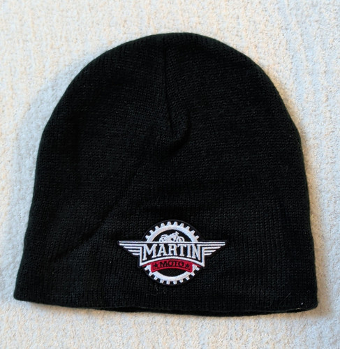 Martin moto black knit beanie - moto,