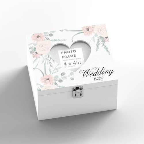 Wedding box floral - box,