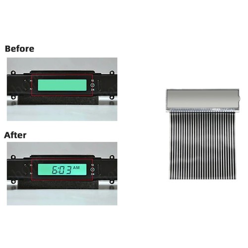 Instrument cluster clock lcd - instrument,
