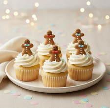 10 x Mini Edible Gingerbread