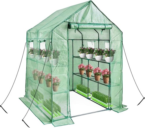 Walk greenhouse with - walk,