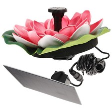  Fishpond Solar Fountain Garden Water Feature Landscape Floating Powered