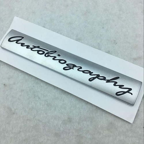 Autobiography badge emblem - ,