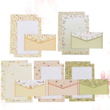 5 Sets/45pcs Writing Paper and Envelopes Lined Letter Child Man