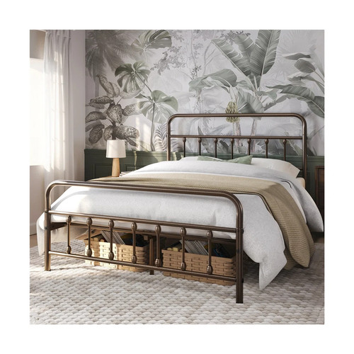 Iron bed frame - frame, queen