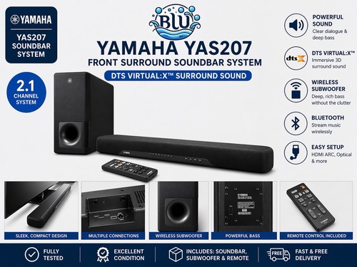 Yamaha yas207 soundbar - 2.1,