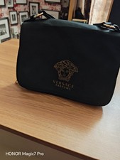 Versace small black handbag