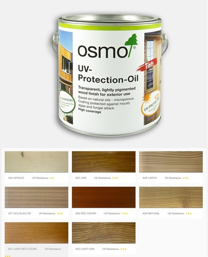 Osmo protection oil tints - protection,