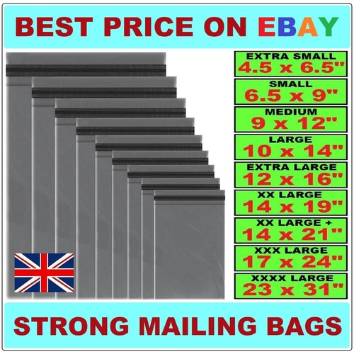 Grey mailing bags - grey, postage