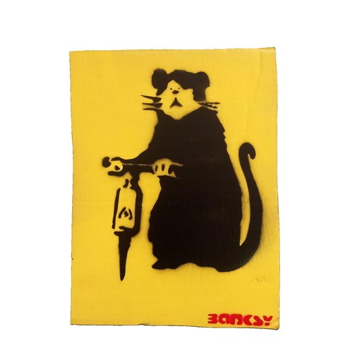 Banksy dismaland art cardboard - dismaland,