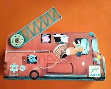 Djeco Fire Truck Jigsaw Puzzle