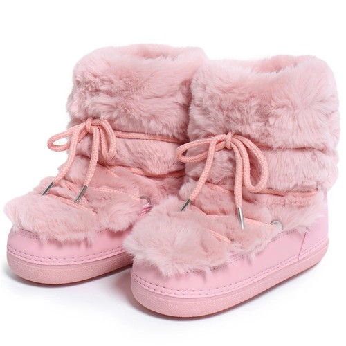Winter fur boots snow - snow,