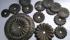 Antique  pressed brass  bed