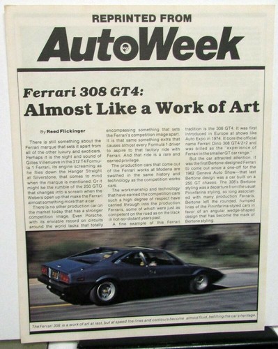 Ferrari 308 gt4 dealer - gt4,