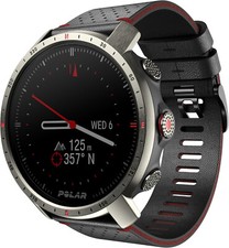 Polar Grit X Pro Titanium Outdoor Multisport Watch w/ GPS Navigation Sapphire Crystal M/L