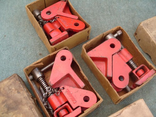 Three pairs sash cramp - three,