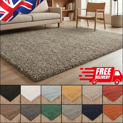 Luxury shaggy rug thick pile - rug,