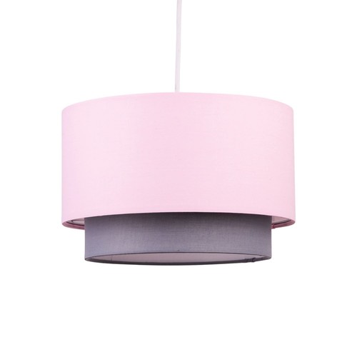Pink grey modern - pink, ceiling