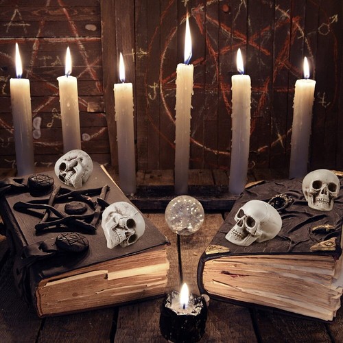10pcs terrifying skull heads - 10pcs,