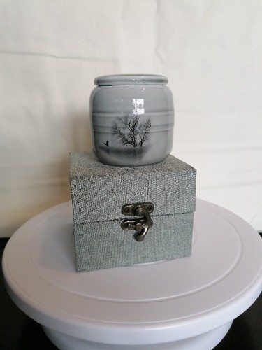 Pet ashes urn and box - and,