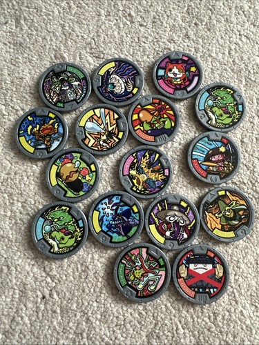 Yokai watch medals 1 - 16,