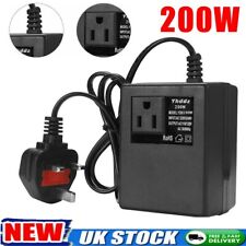 200W Power Voltage Converter Transformer Step-Down 220V/240V to 110V/120V UK