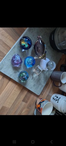 Collection paperweights - of,