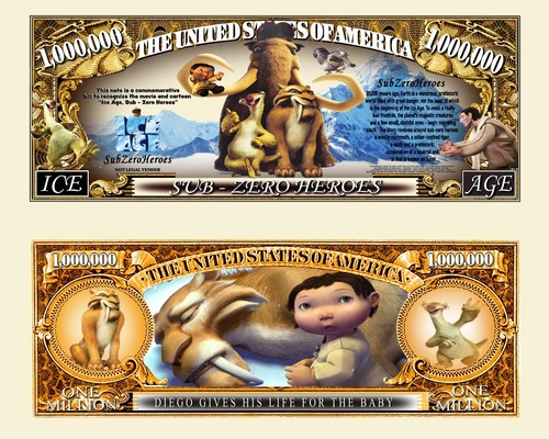 Ice age million dollar - million, us