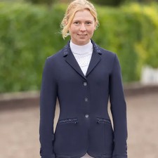 Hy Equestrian Roka Regal Ladies Show Jacket - Navy