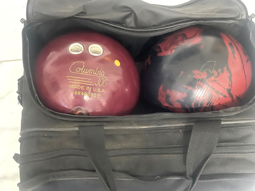 Bowling balls double bag - bowling, balls,