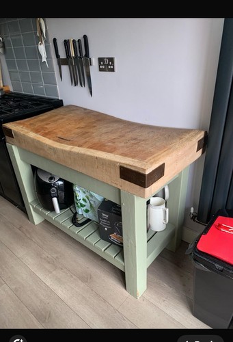 Vintage antique butcher block - antique,