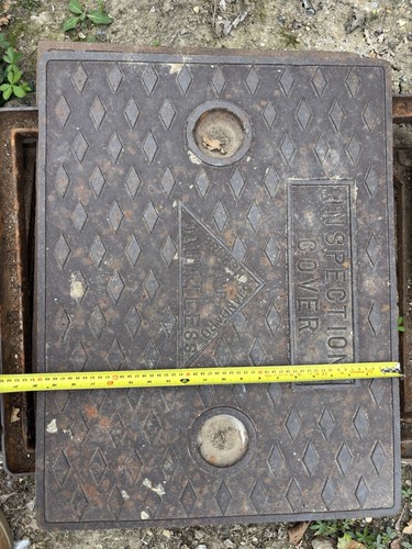 Manhole cover and frame - manhole,