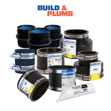 Fernco Flexible Rubber Reducer Coupling Adaptor Pipe Connector Flexseal Boot