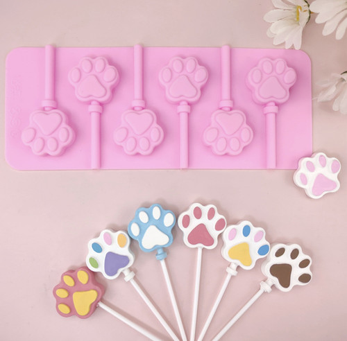 Cavity silicone paw lollipop - cavity,