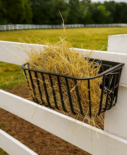 Large plastic hay manger small - manger,