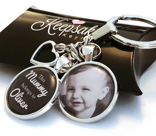 Personalised photo keyring - personalised,