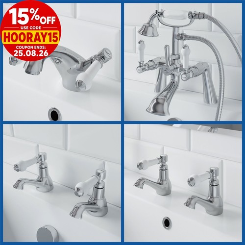 Traditional bathroom chrome - traditional,