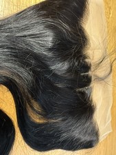 Lace Frontal 13x4 Straight Real Human Hair Extensions Frontal VIRGIN 20 inch 