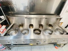 9-Burner Commercial Gas Wok